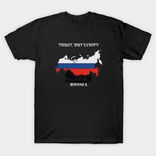 Russian Pride, Trust but verify T-Shirt